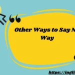 Other Ways to Say No Way