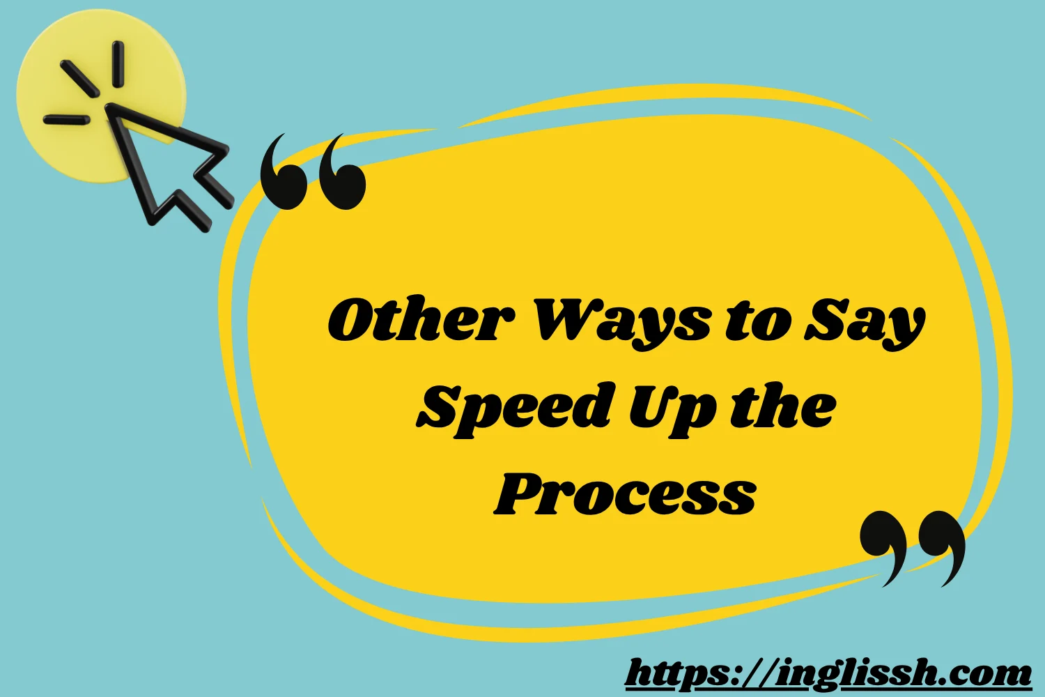 Other Ways to Say Speed Up the Process