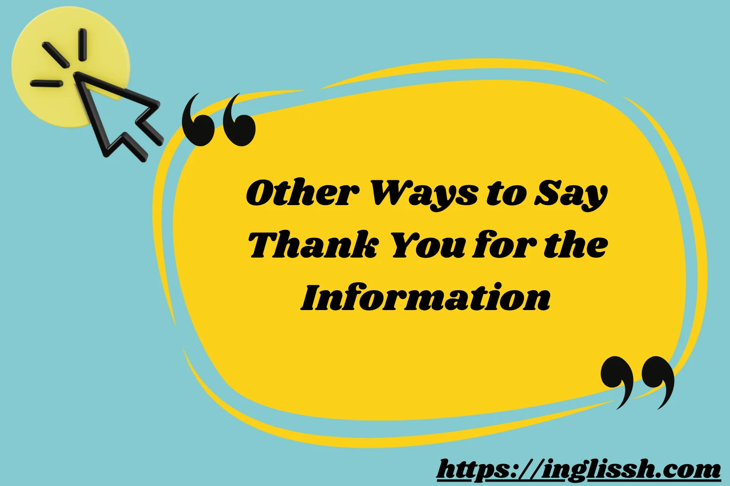 Other Ways to Say Thank You for the Information