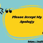 Please Accept My Apology